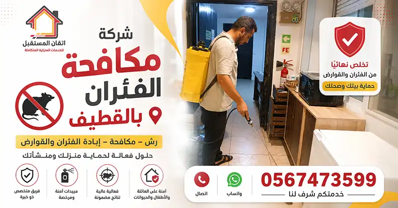 شركة مكافحة الفئران بالقطيف حل نهائي
